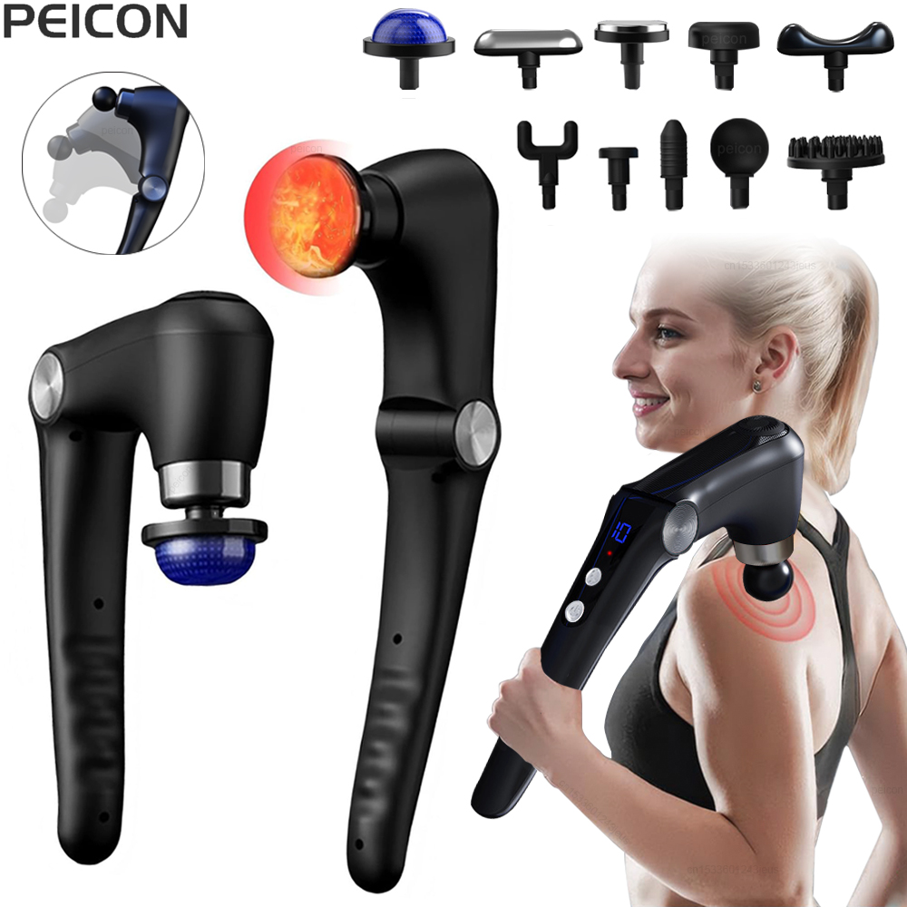 Health Wellness - Faszien-Massagepistole, Schultermassagegerät, elektrische Muskelmassagepistole, Hochfrequenz, Rücken,