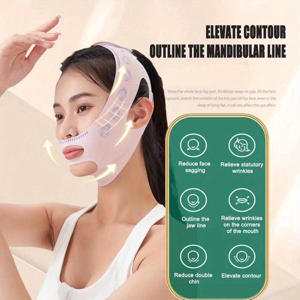 Health Wellness - Kinn- und Wangen-Schlankheitsbandage V-Former V-Linien-Lifting-Maske Gesichtsstraffung