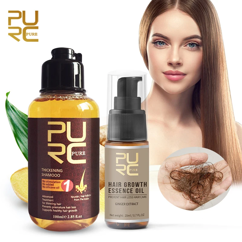 Licorice Root Sticks - PURC Ingwer-Haarshampoo und Haarwuchsöl, Behandlung gegen