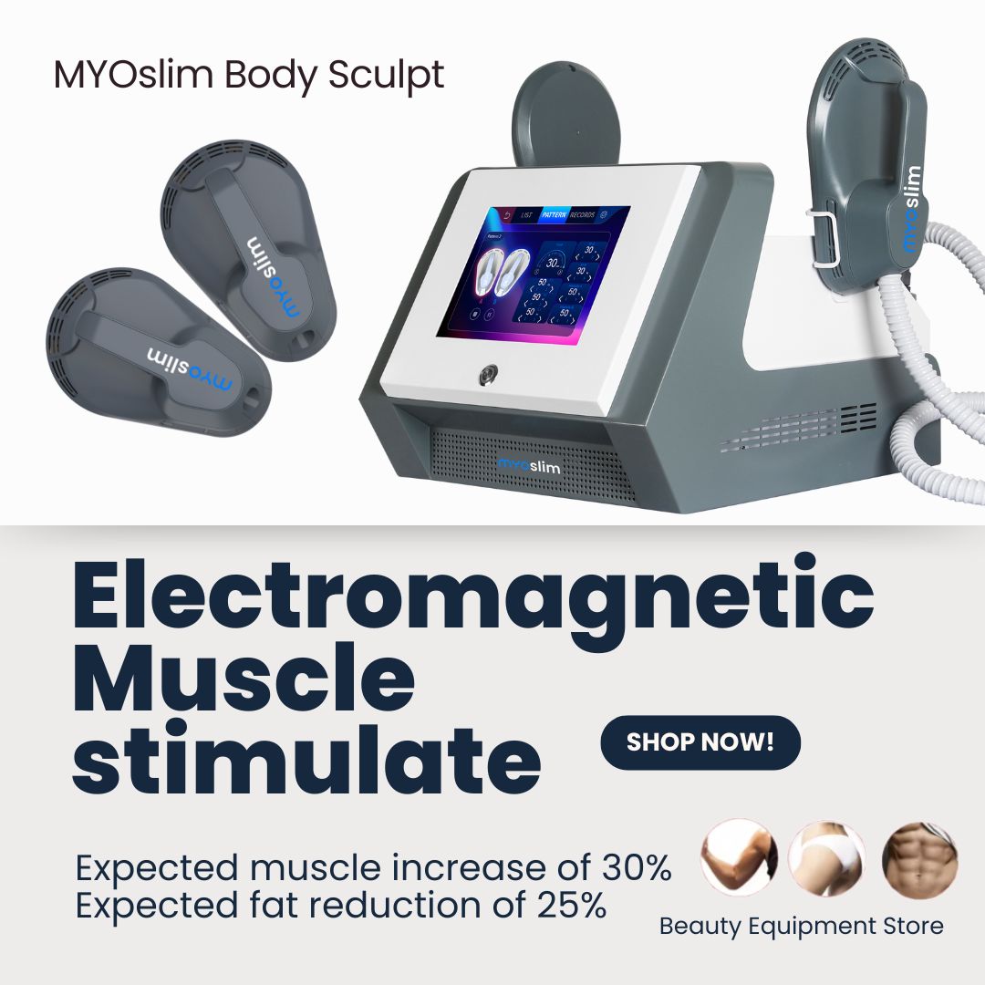 Health Wellness - EMS Körpertrainingsgerät MYOslim Fettentfernung 2 Handstücke